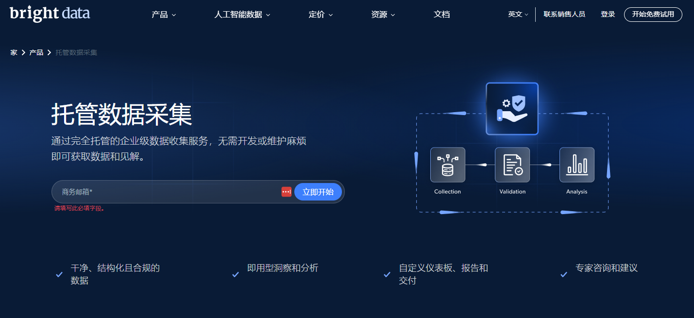 Bright Data 托管数据采集服务 Bright Data 托管数据采集服务